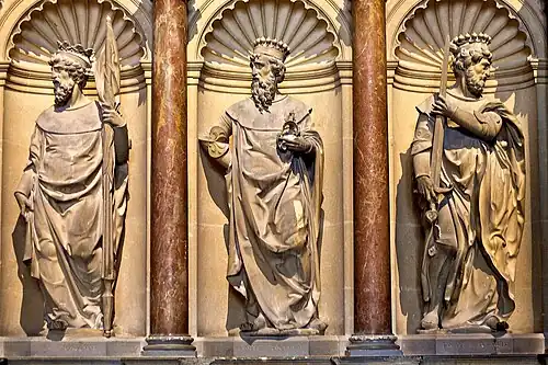 Duc d'Aquitaine, Comte de Toulouse et Comte de Flandre.