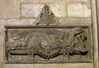 Le transi de la famille Cauchon-Maupas, 1570.