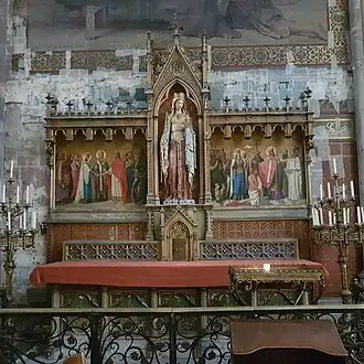Mariage de sainte Clotilde et Baptême de Clovis, basilique Sainte-Clotilde, 1860.