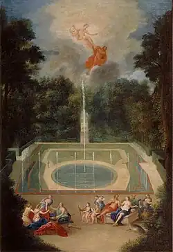 Le bassin au bout du Grand Trianon