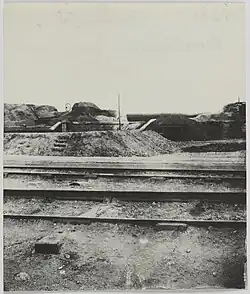 Bastion 75 : Ouest ceinture, terrain miné.