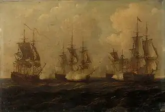 Description de l'image Bataille du Cap Français en 1757.jpg.