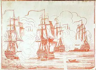illustration de HMS Britannia (1762)