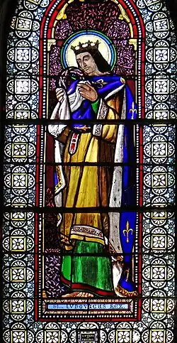 Vitrail du roi saint Louis