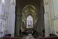 Le chœur des moines devenu église paroissiale.