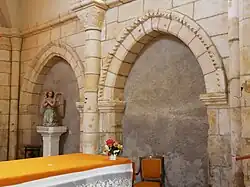Arcature sud du chœur.