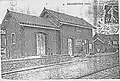 La gare vers 1910 (photocopie d'une carte postale).