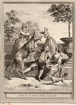Image illustrative de l’article L'Âne et le Petit Chien
