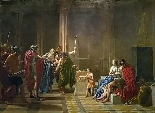 Leonidas à la considération de sa fille Cleonide, se contente de bannir son gendre Cleombiote