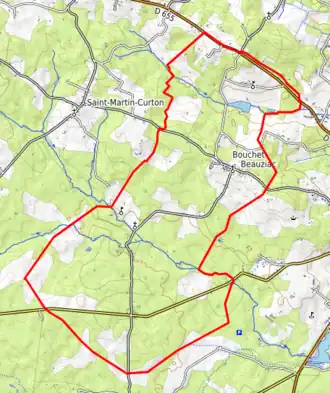 Carte topographique.