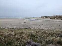 Endroit où la Becque se jette dans la mer