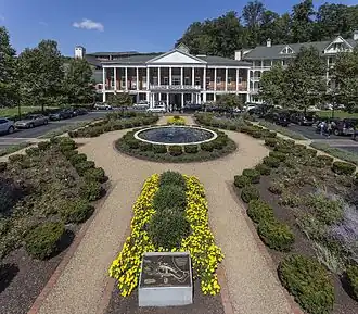L’hôtel Omni Bedford Springs Resort.