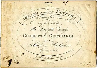 Image illustrative de l’article Sonate pour piano no 14 de Beethoven