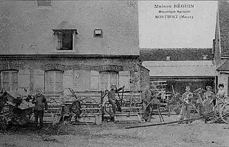 La maison Béguin, marchand de mécanique agricole.