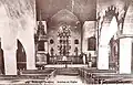 Vue intérieure de l'église paroissiale Saint-Pierre (carte postale Mary-Rousselière).