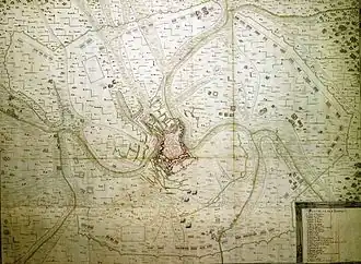 Description de l'image Belagerung Luxemburg 1684.jpg.