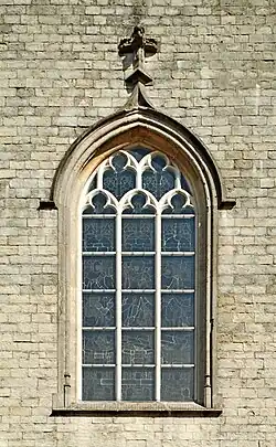 Baie de la façade ouest.