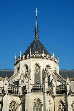 Le couronnement du chevet.