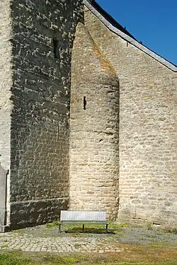 Tourelle d'escalier.