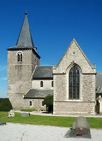La tour et le transept.