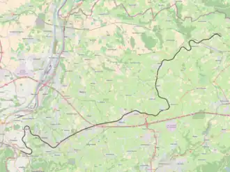 Voir la carte de la ligne.