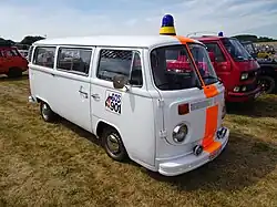 Un Volkswagen T2 combi de la Gendarmerie belge