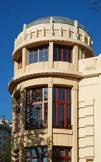 La travée d'angle et sa coupole.