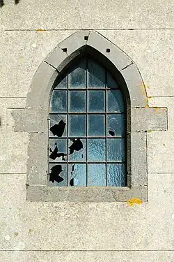 Fenêtre de la façade latérale.