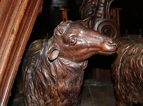 Un mouton du Bon Pasteur.