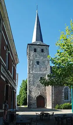 Face sud de la tour.