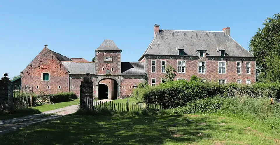 La ferme vue du sud.