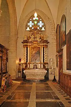 L'autel du chœur sud.