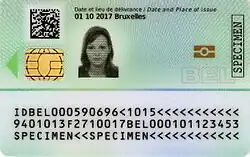 À partir de 2020, les nouvelles cartes sont au format européen, avec la puce électronique au verso.