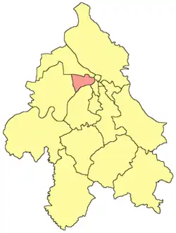 Localisation de Delta CityДелта сити