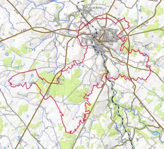 Carte topographique.