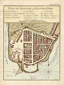 New-York en 1763.