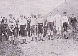 Une des premières course du XIXe&nbsp;siècle.