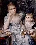Benedikte Naubert et son fils adoptif, musée des Beaux-Arts de Leipzig.