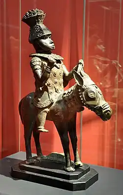 Cheval et cavalier ; XVIe – XVIIe&nbsp;siècle ; Museum Rietberg (Zurich, Suisse)