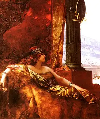 Benjamin-Constant, L'Imperatrice Theodora au Colisée, v. 1887.