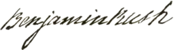signature de Benjamin Rush