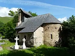 L'abside et la sacristie