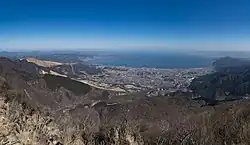 Panorama de la baie de Beppu.