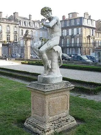 Un berger jouant de la flûte (1862), Jardin public de Bordeaux.