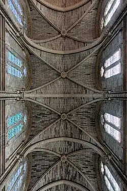 Voûte de l'église Notre-Dame.