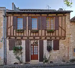 Une maison à pans de bois du Vieux Bergerac.