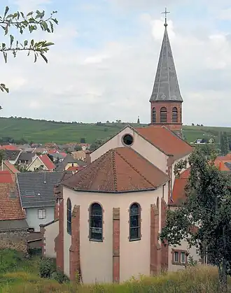 L'église Saint-Benoît.