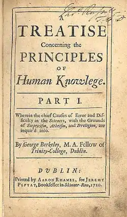 Image illustrative de l’article Principes de la connaissance humaine