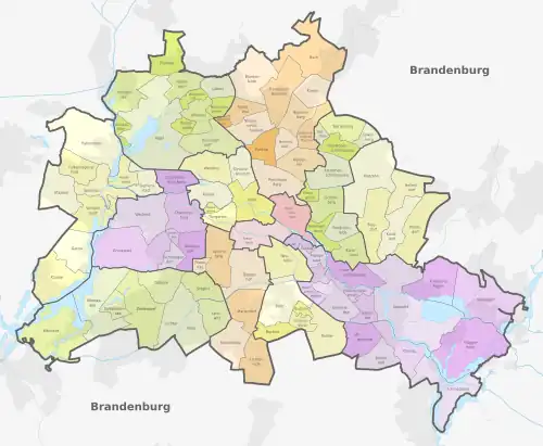 Les quartiers de Berlin