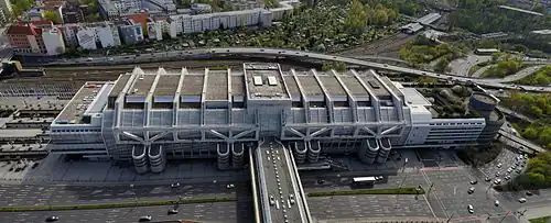 ICC-Luftbild von Westen